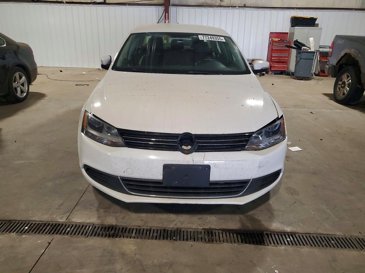 2014 Volkswagen Jetta Se White vin: 3VWD07AJ5EM371092