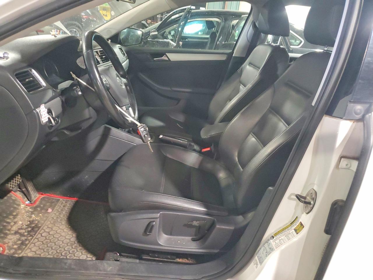2014 Volkswagen Jetta Se White vin: 3VWD07AJ5EM371092