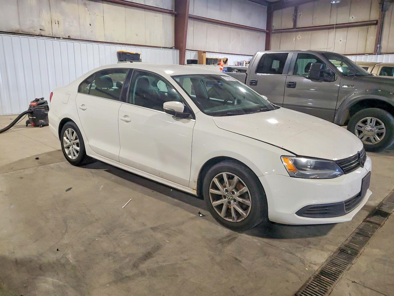 2014 Volkswagen Jetta Se White vin: 3VWD07AJ5EM371092