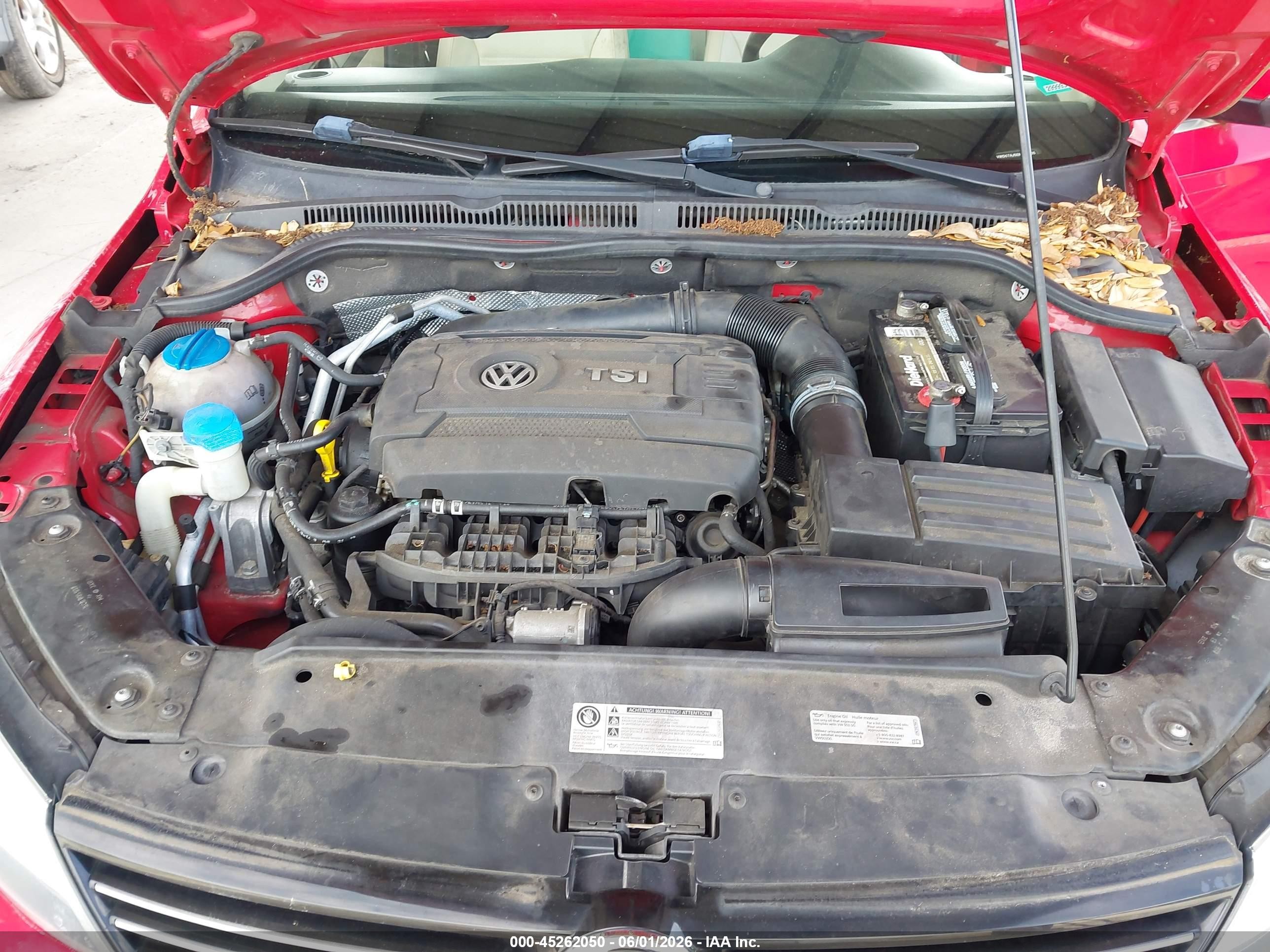 2014 Volkswagen Jetta 1.8t Se Красный vin: 3VWD07AJ5EM379435