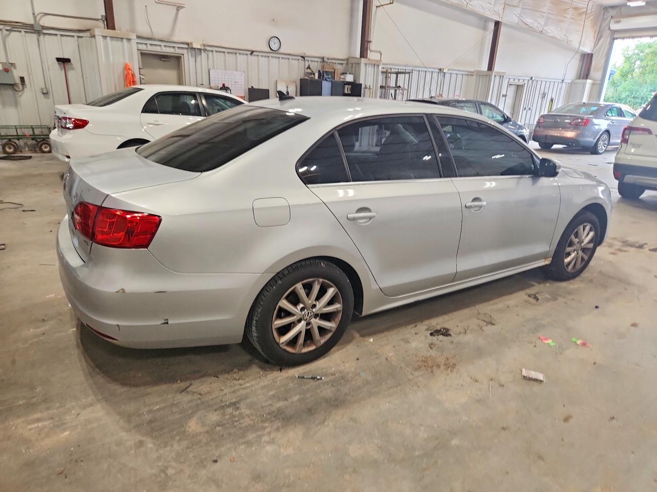 2014 Volkswagen Jetta Se Silver vin: 3VWD07AJ5EM393464