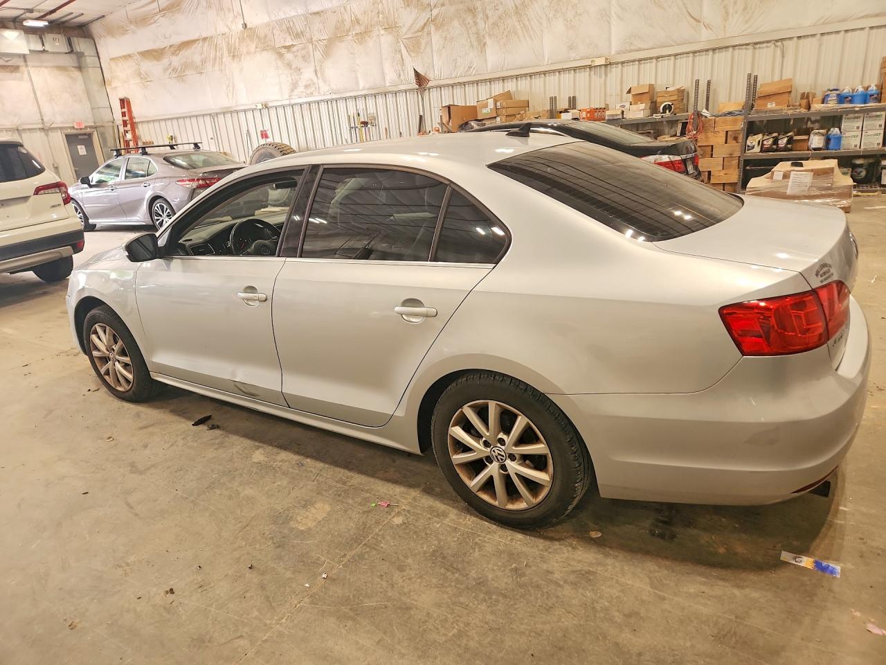 2014 Volkswagen Jetta Se Silver vin: 3VWD07AJ5EM393464