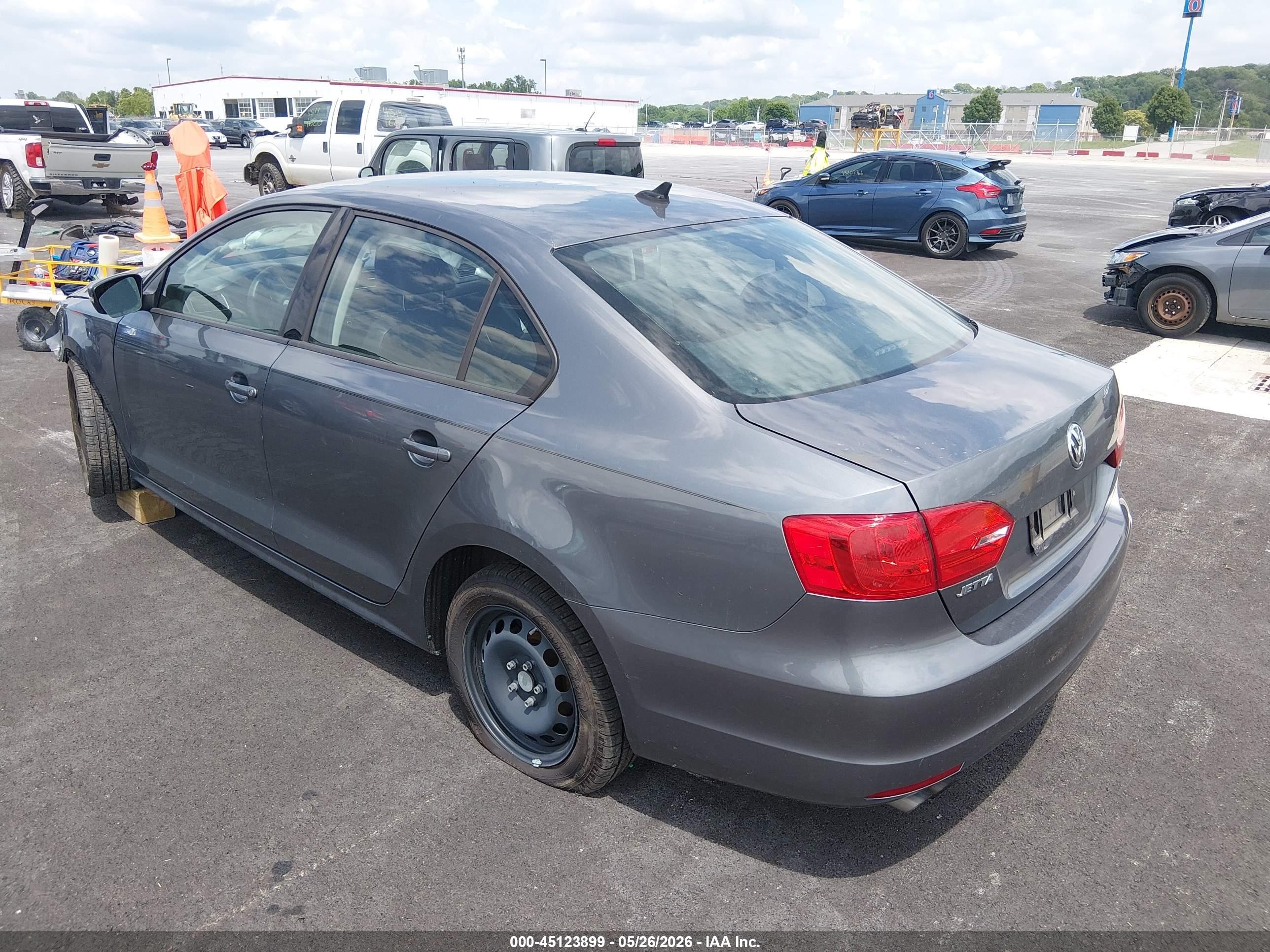 2014 Volkswagen Jetta 1.8t Se Silver vin: 3VWD07AJ5EM445319