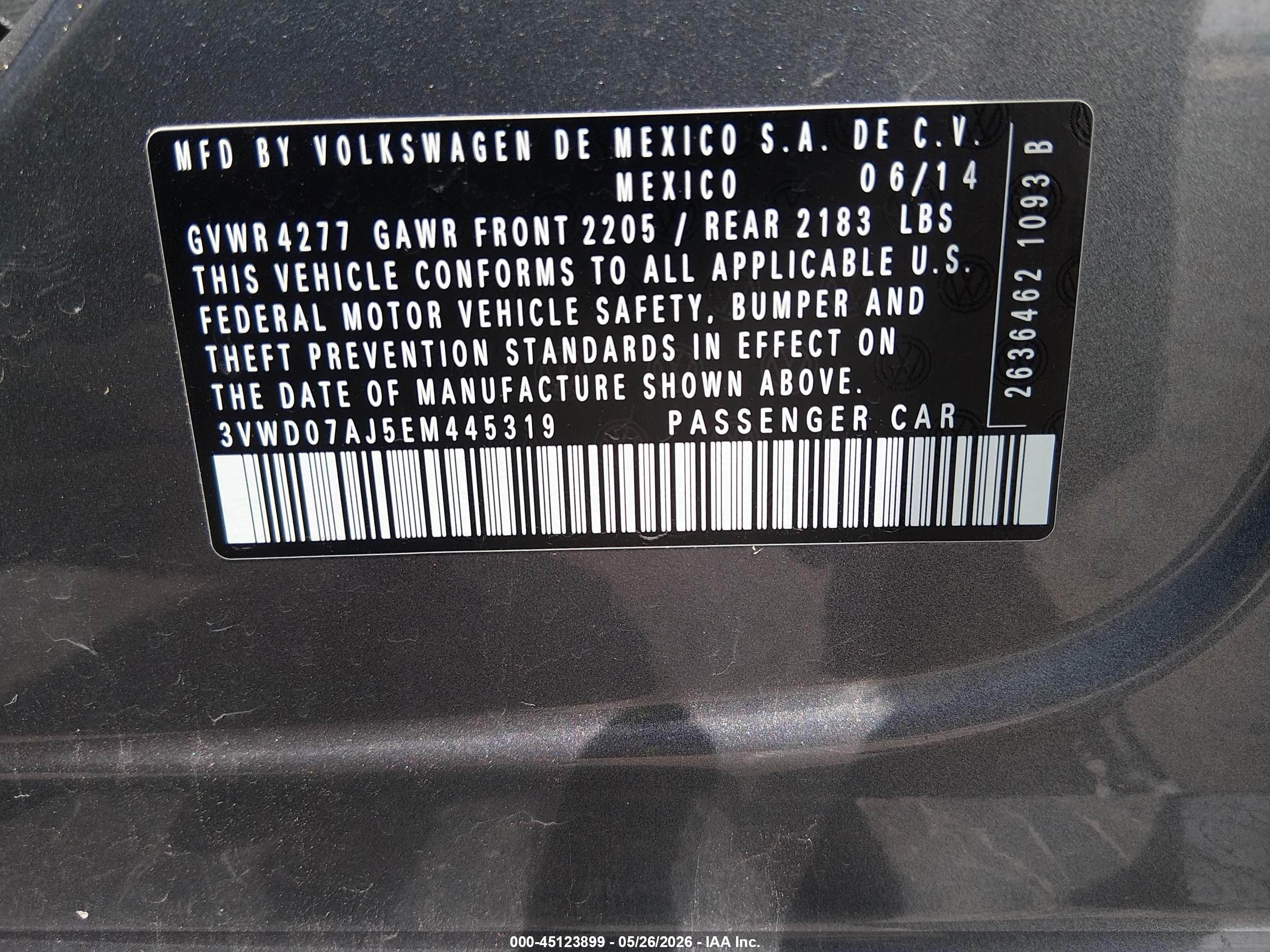2014 Volkswagen Jetta 1.8t Se Silver vin: 3VWD07AJ5EM445319
