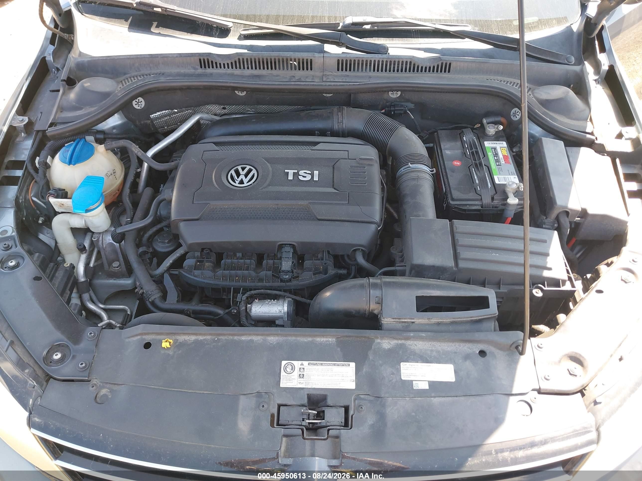 2015 Volkswagen Jetta 1.8t Se Gray vin: 3VWD07AJ5FM214325