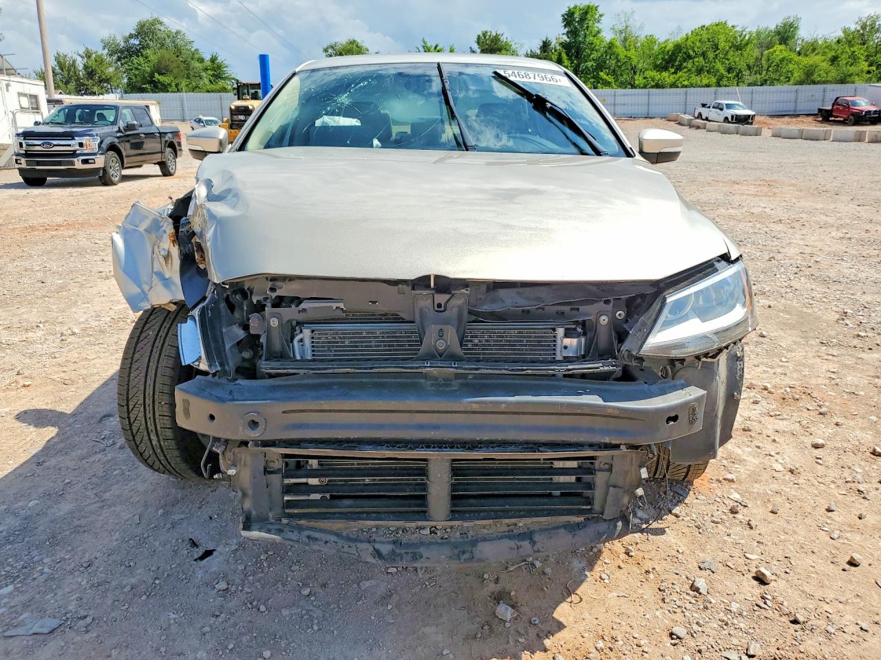 2015 Volkswagen Jetta Se Silver vin: 3VWD07AJ5FM313761