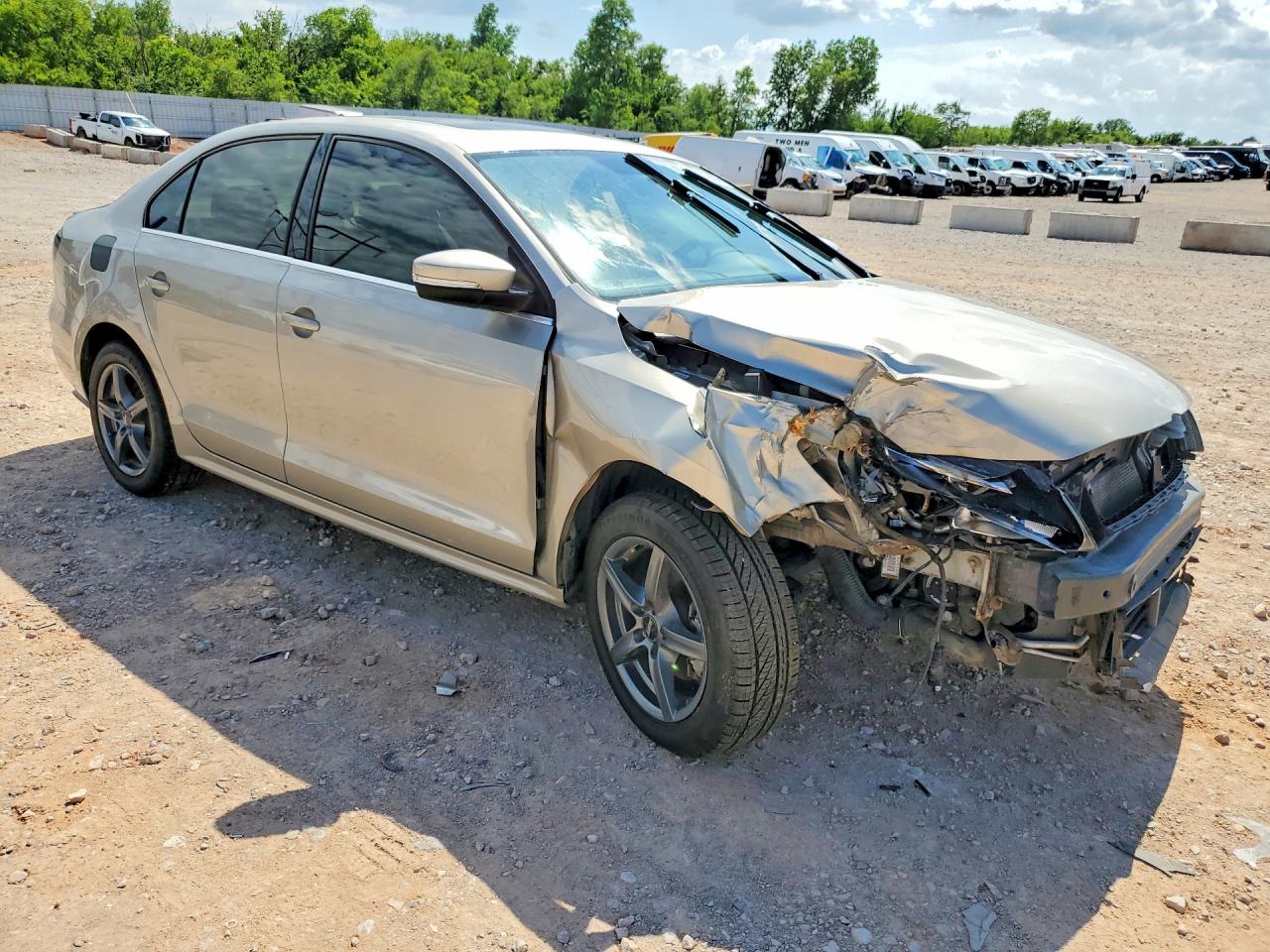 2015 Volkswagen Jetta Se Silver vin: 3VWD07AJ5FM313761