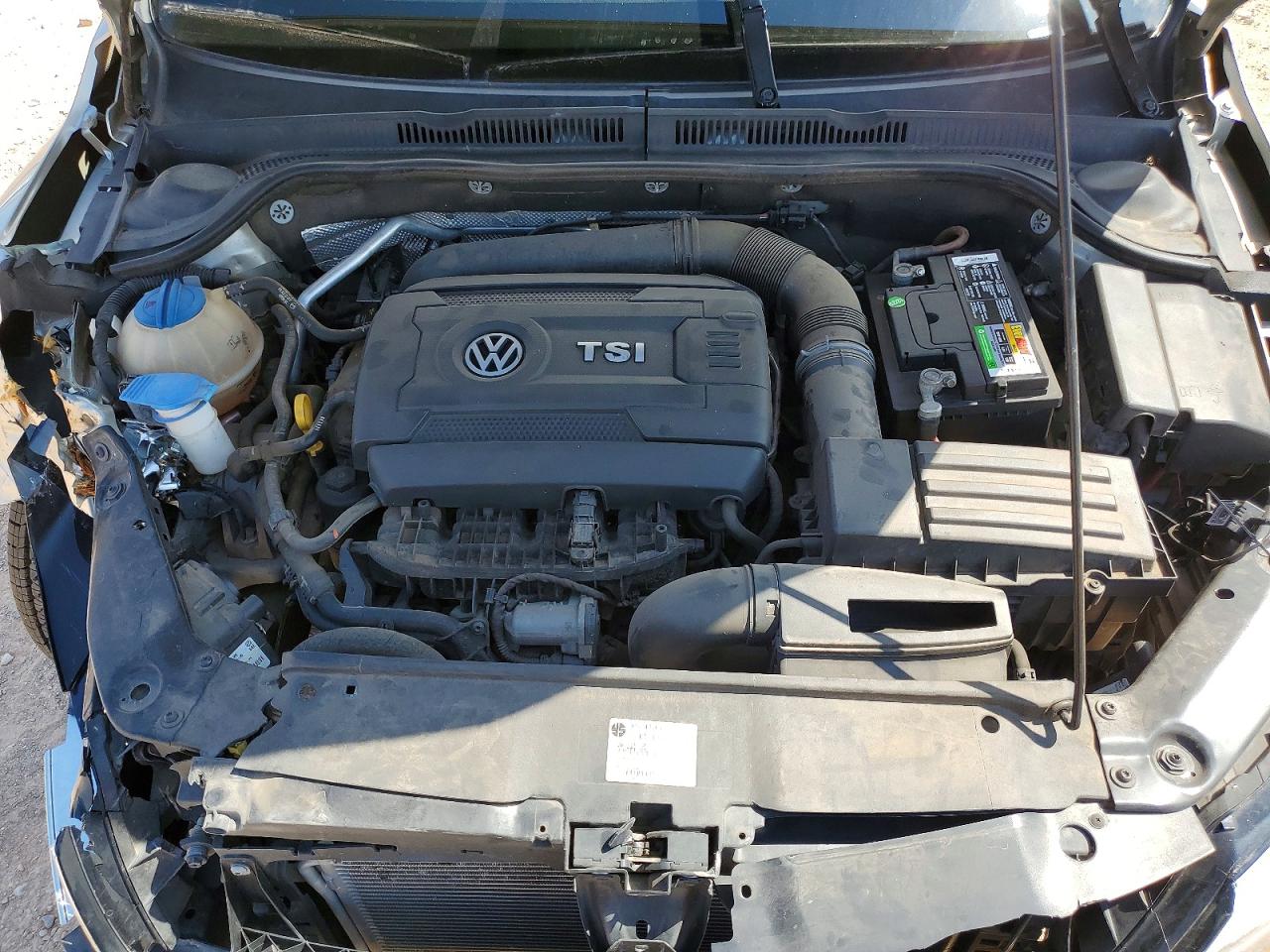 2015 Volkswagen Jetta Se Silver vin: 3VWD07AJ5FM313761