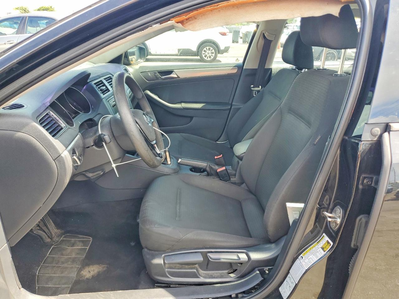 2015 Volkswagen Jetta Se Black vin: 3VWD07AJ5FM326543