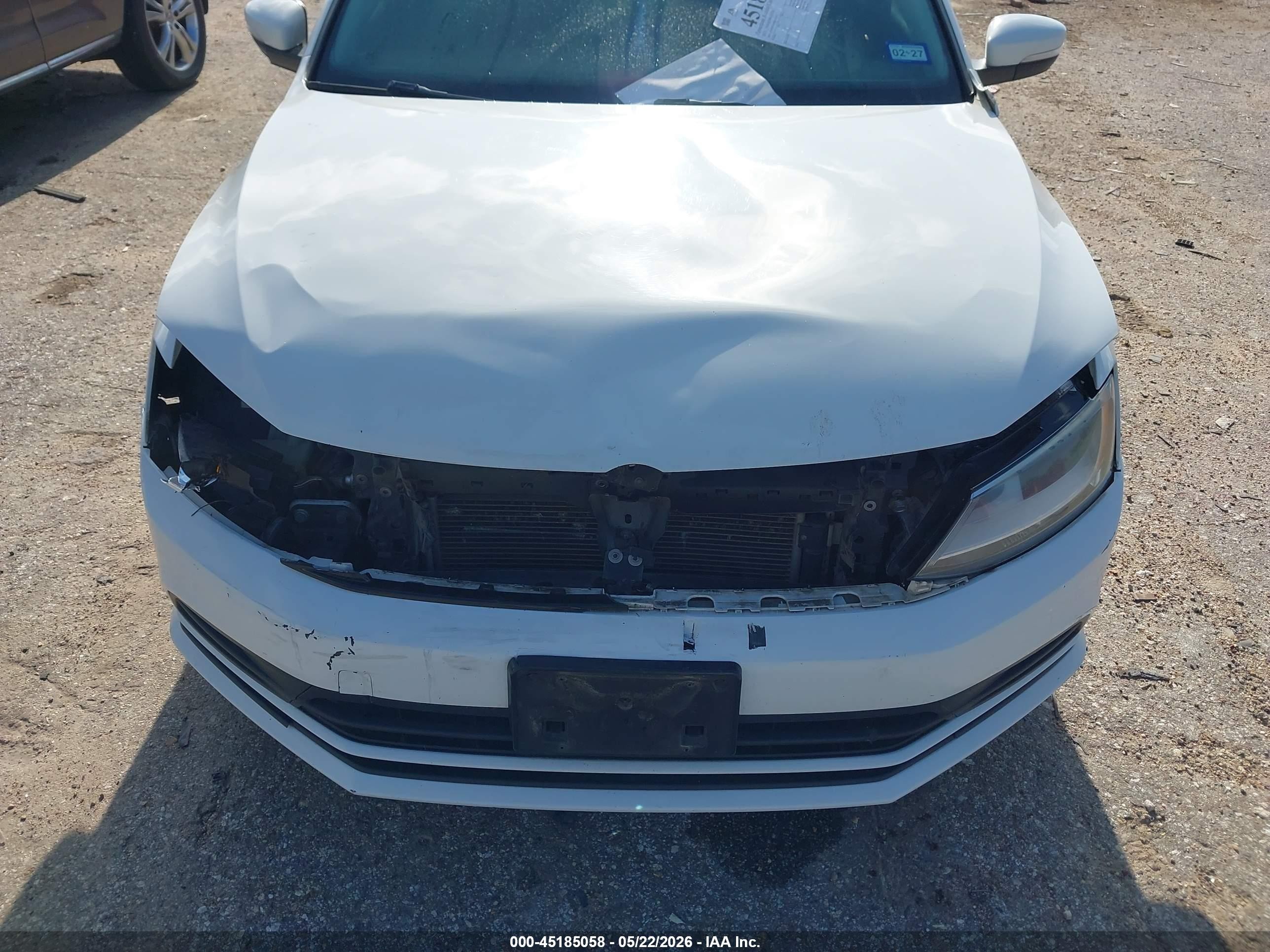 2015 Volkswagen Jetta 1.8t Se White vin: 3VWD07AJ5FM333637