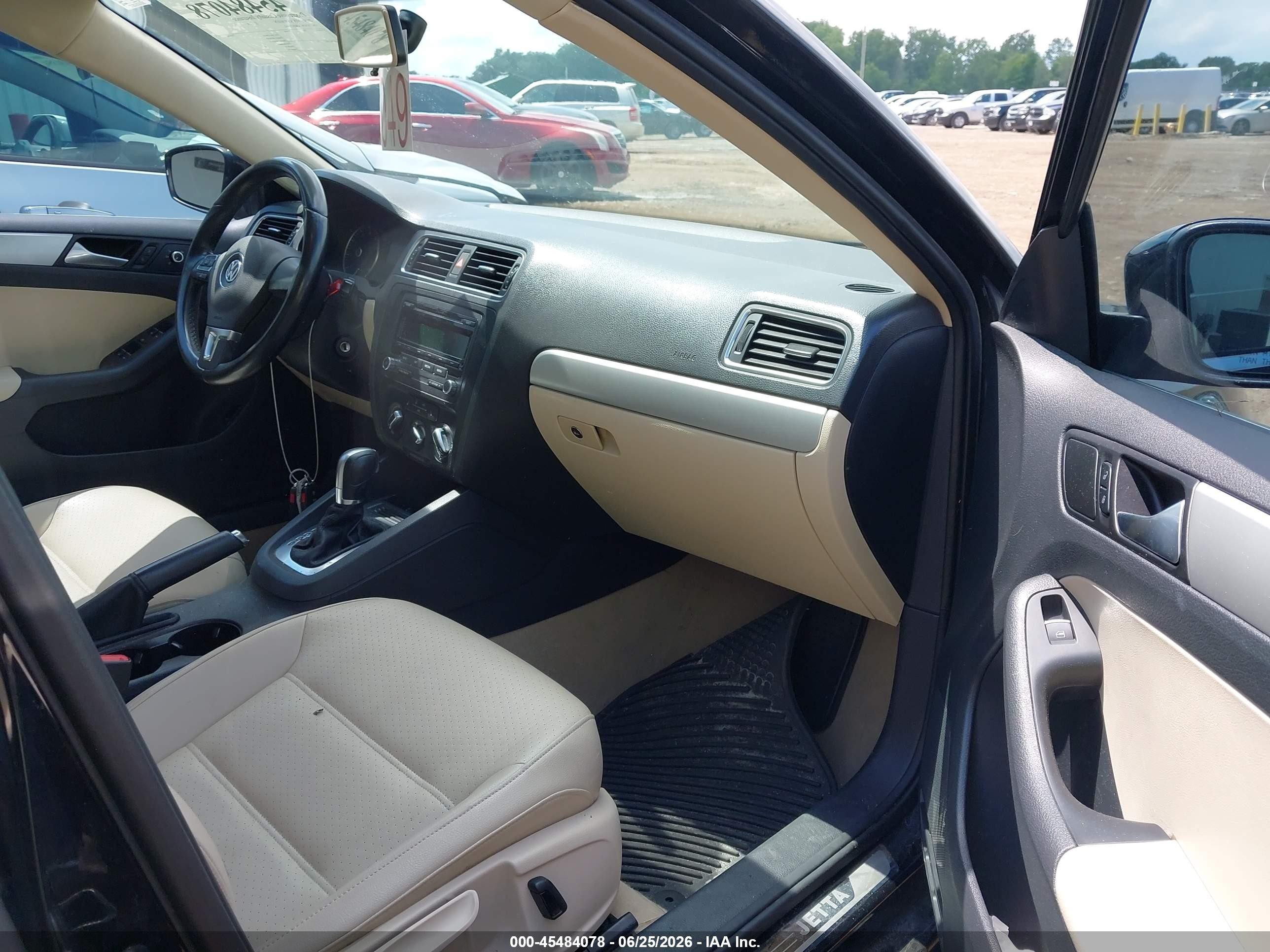 2014 Volkswagen Jetta 1.8t Se Black vin: 3VWD07AJ6EM316862