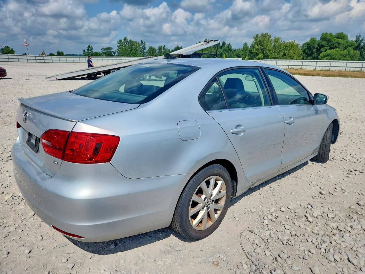 2014 Volkswagen Jetta Se Gray vin: 3VWD07AJ6EM333712