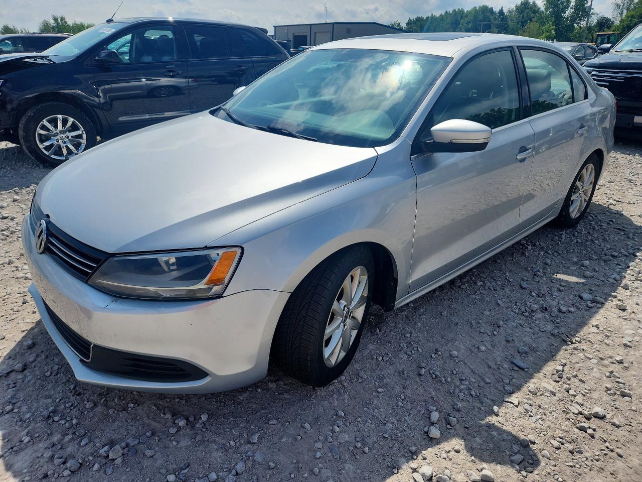 2014 Volkswagen Jetta Se Gray vin: 3VWD07AJ6EM333712