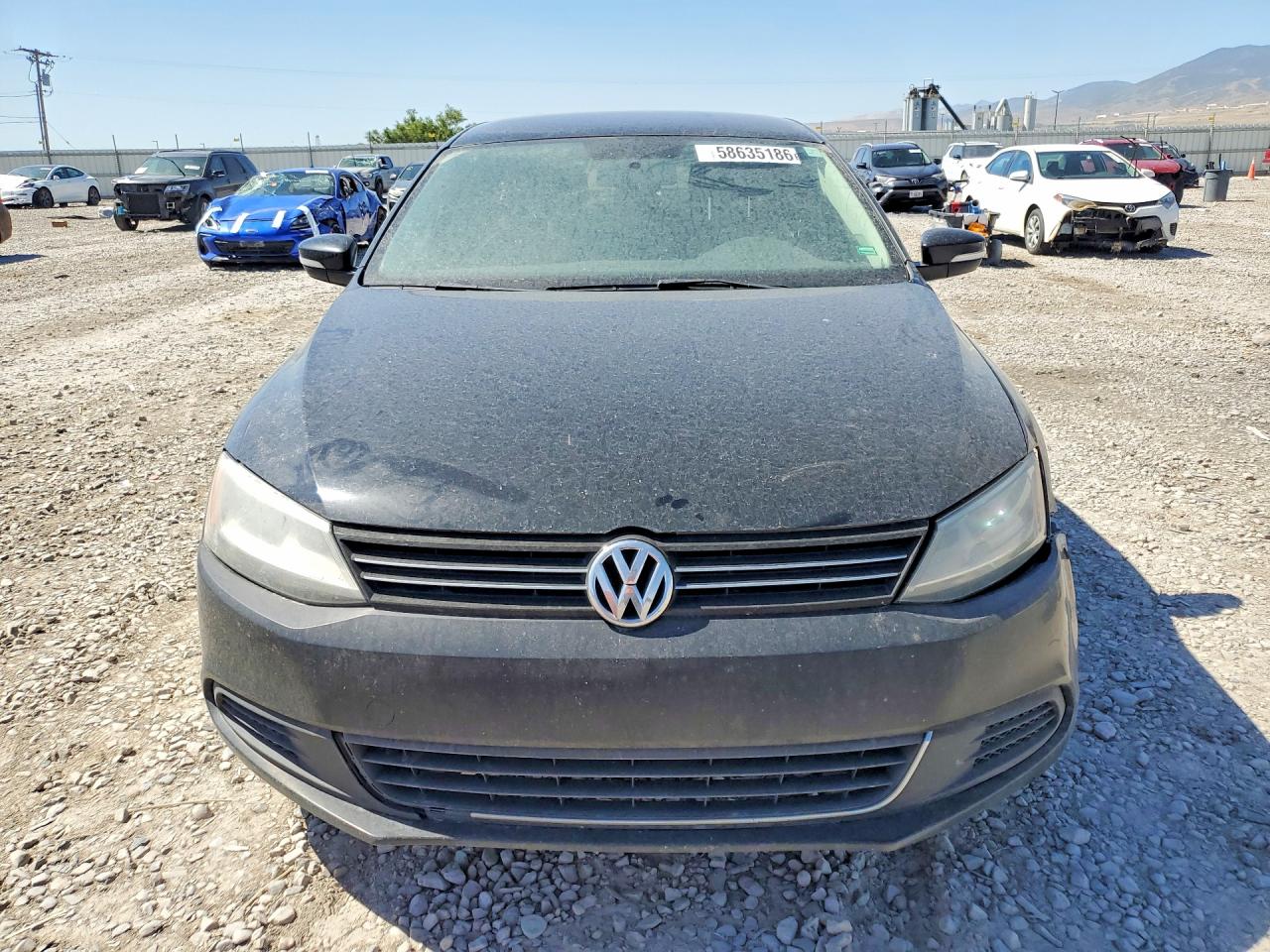 2014 Volkswagen Jetta Se Black vin: 3VWD07AJ6EM444079
