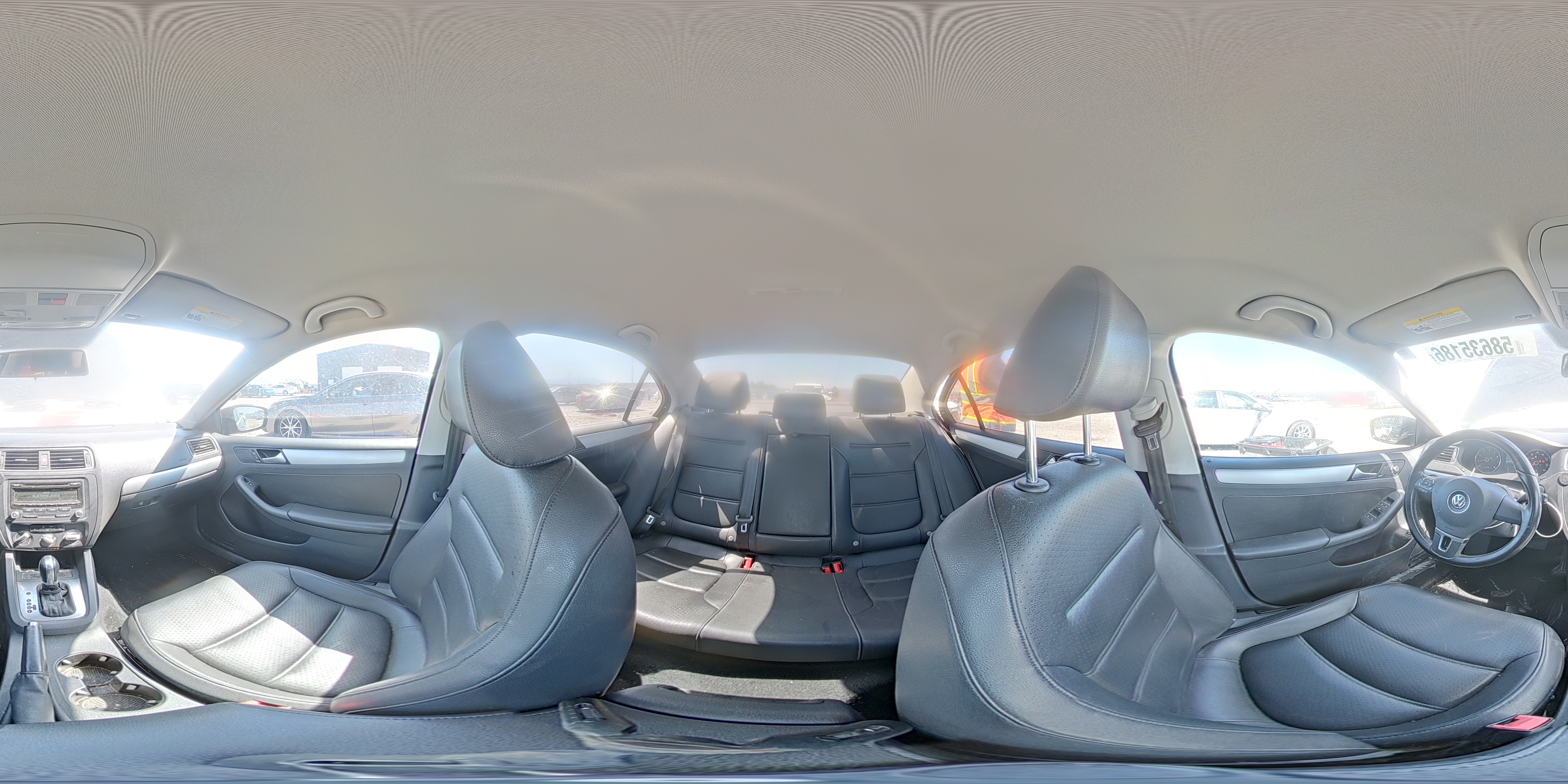 2014 Volkswagen Jetta Se Black vin: 3VWD07AJ6EM444079