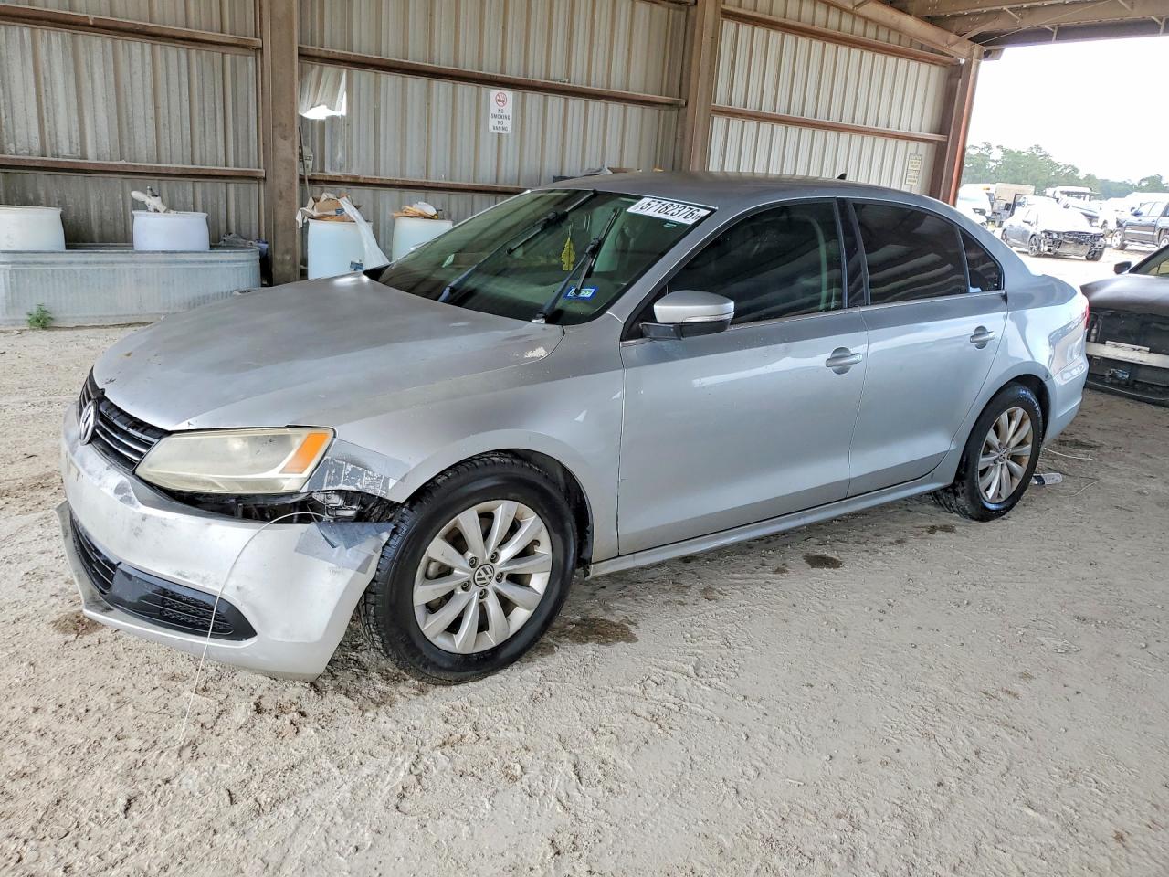 2014 Volkswagen Jetta Se Silver vin: 3VWD07AJ7EM286688