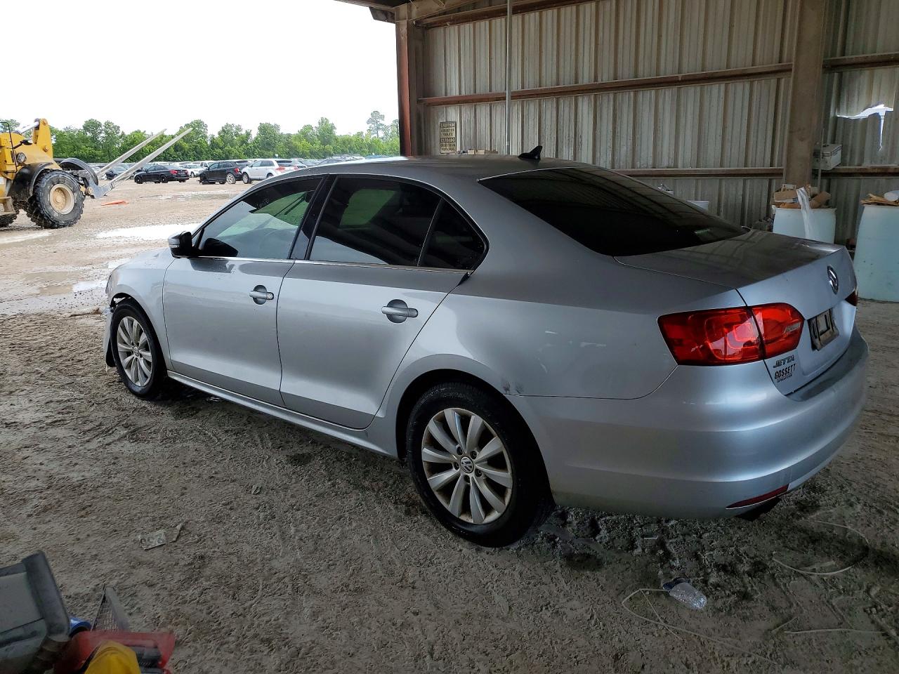 2014 Volkswagen Jetta Se Silver vin: 3VWD07AJ7EM286688
