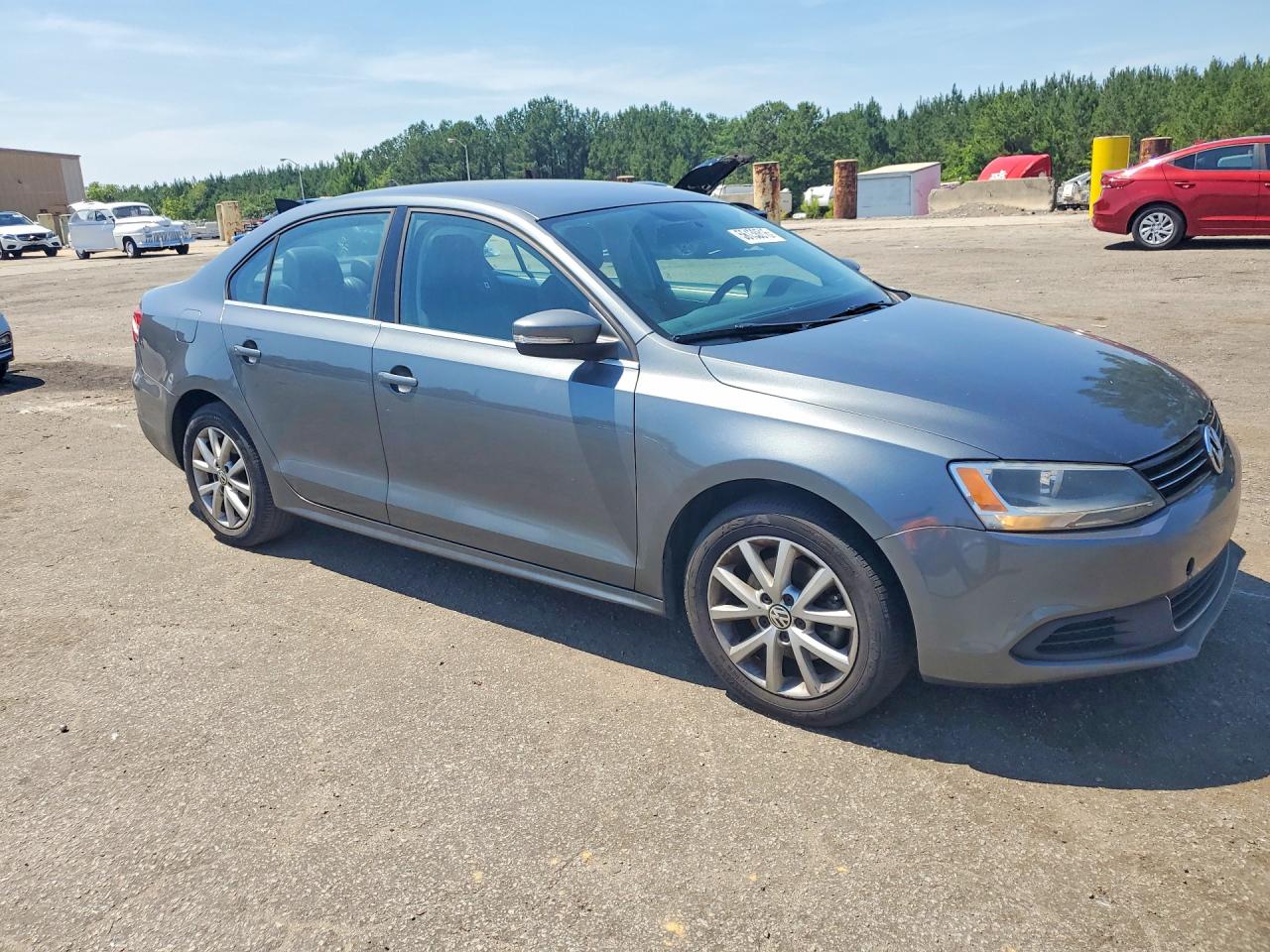 2014 Volkswagen Jetta Se Gray vin: 3VWD07AJ7EM291793