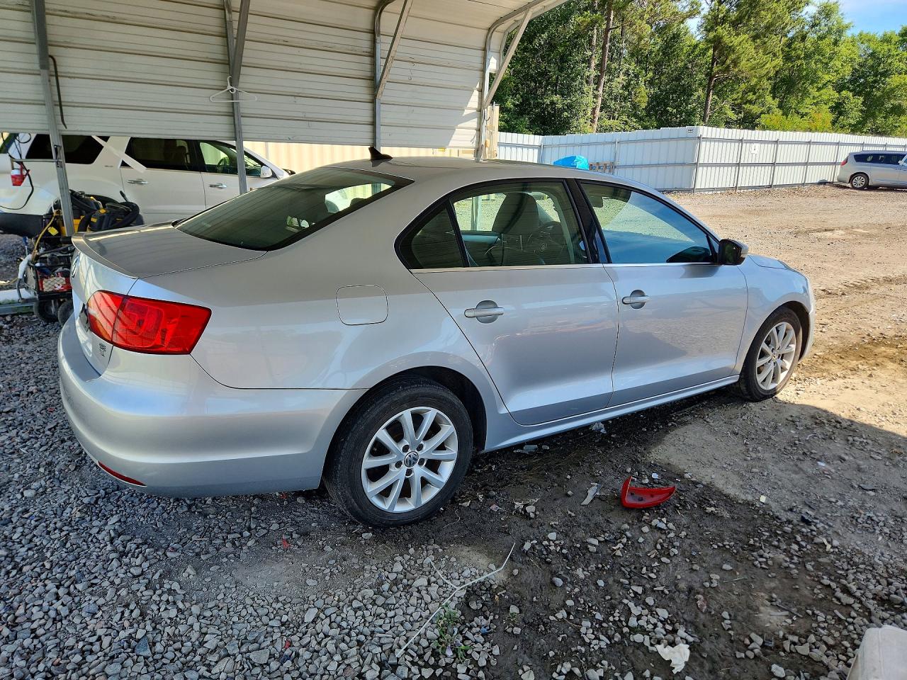 2014 Volkswagen Jetta Se Silver vin: 3VWD07AJ7EM322816