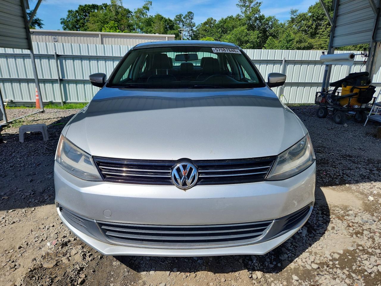 2014 Volkswagen Jetta Se Silver vin: 3VWD07AJ7EM322816