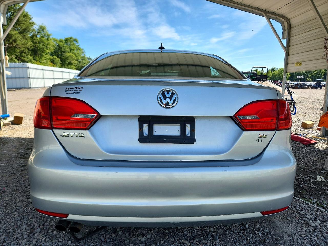 2014 Volkswagen Jetta Se Silver vin: 3VWD07AJ7EM322816