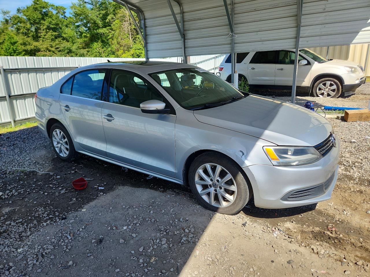 2014 Volkswagen Jetta Se Silver vin: 3VWD07AJ7EM322816
