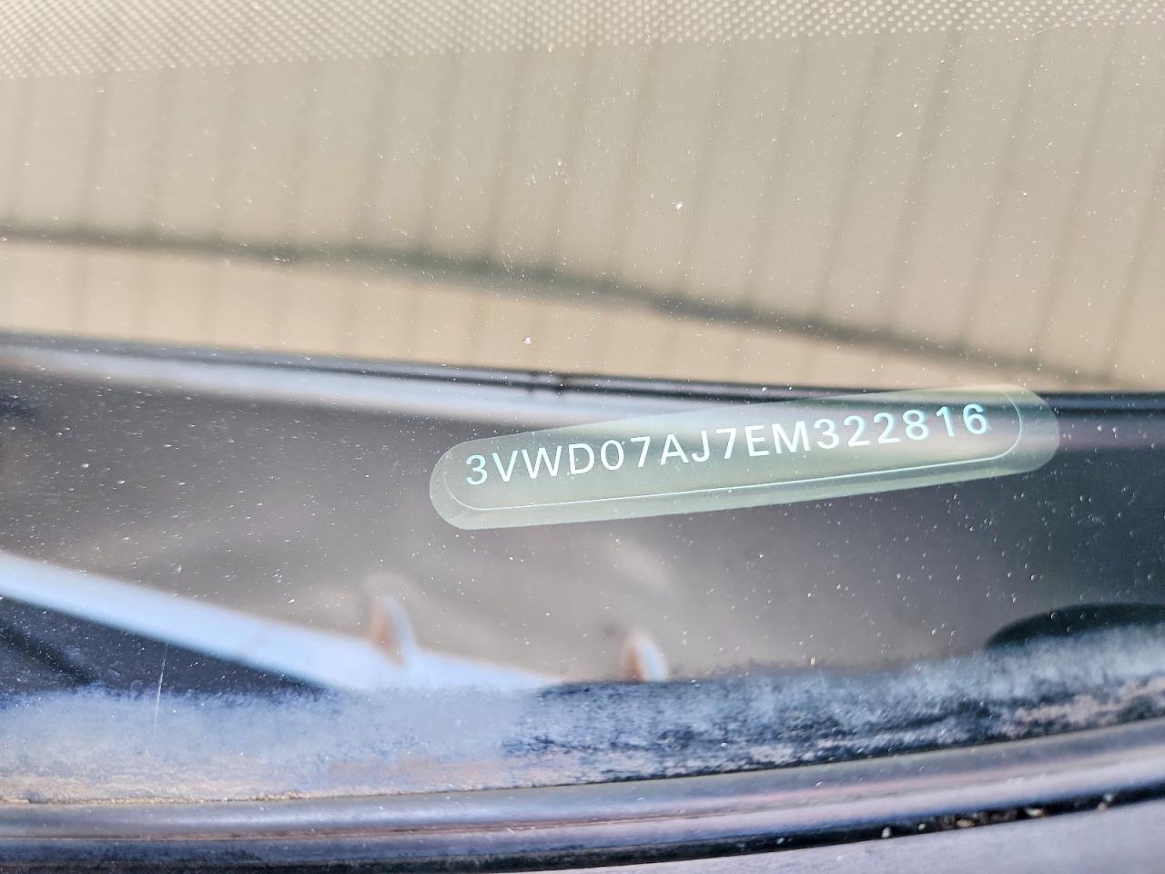 2014 Volkswagen Jetta Se Silver vin: 3VWD07AJ7EM322816