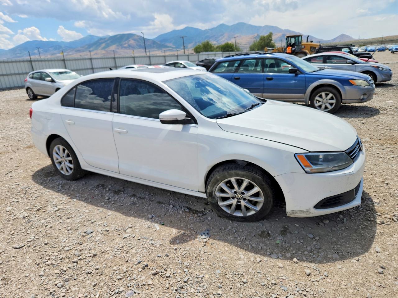 2014 Volkswagen Jetta Se Белый vin: 3VWD07AJ7EM368047