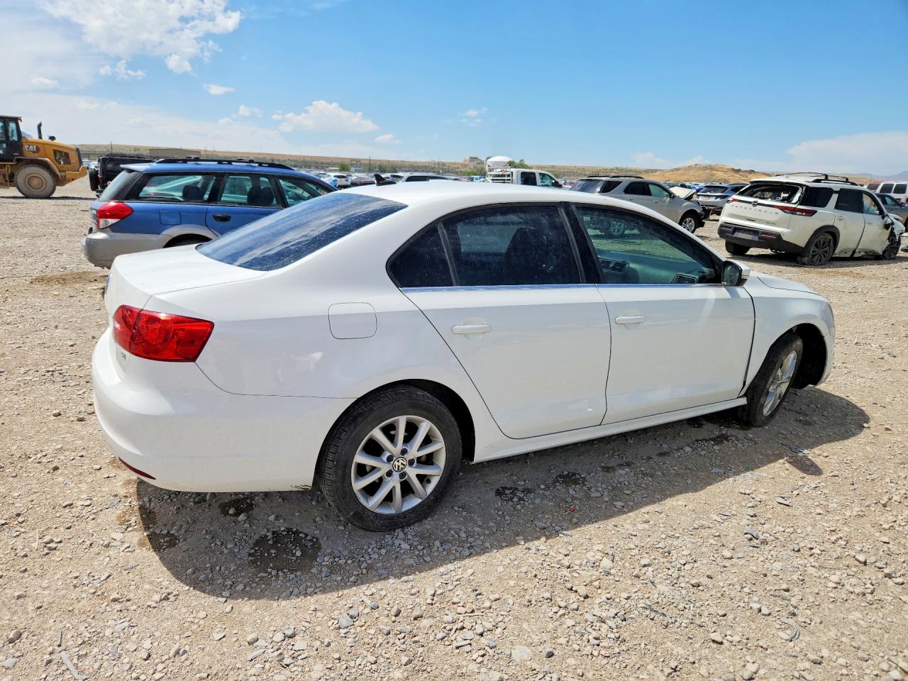 2014 Volkswagen Jetta Se Белый vin: 3VWD07AJ7EM368047