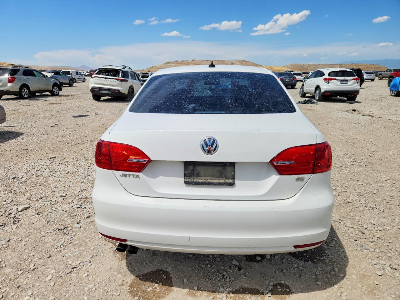2014 Volkswagen Jetta Se Белый vin: 3VWD07AJ7EM368047