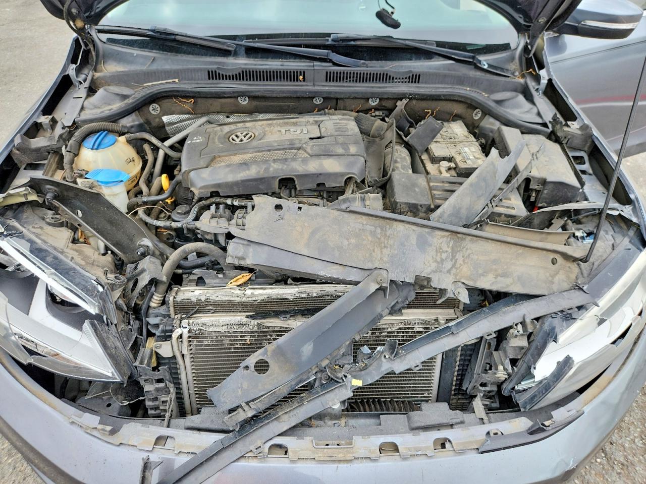 2015 Volkswagen Jetta Se Gray vin: 3VWD07AJ7FM237251