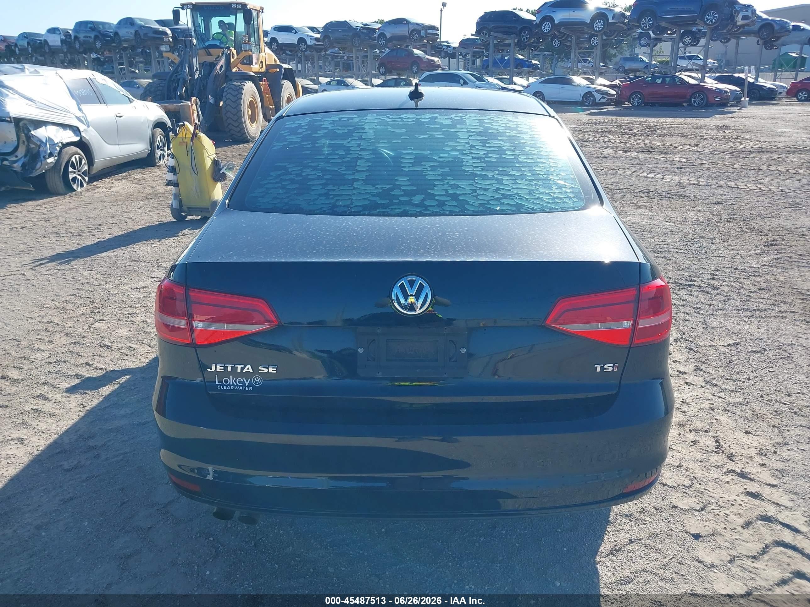 2015 Volkswagen Jetta 1.8t Se Black vin: 3VWD07AJ7FM238982