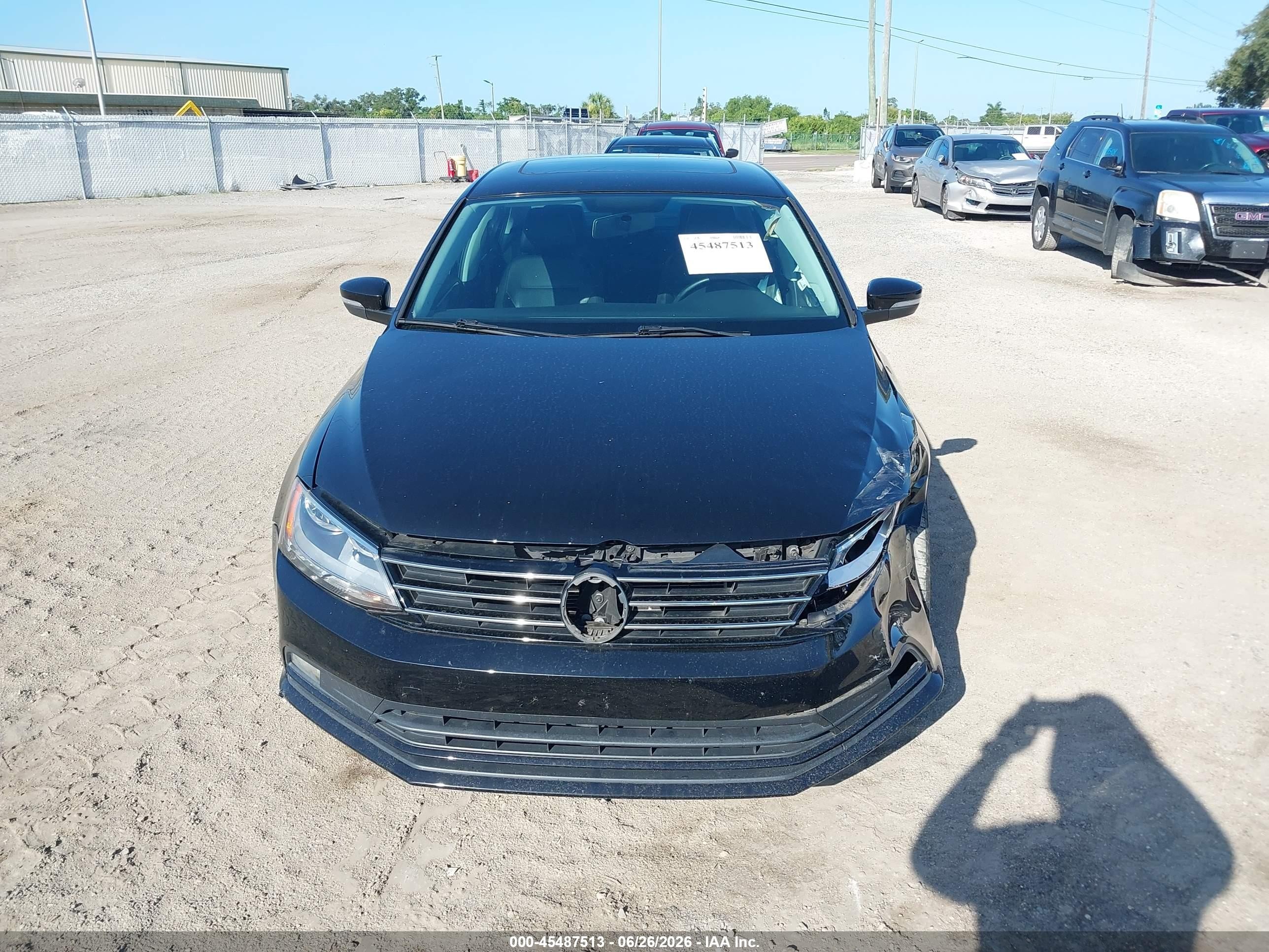 2015 Volkswagen Jetta 1.8t Se Black vin: 3VWD07AJ7FM238982