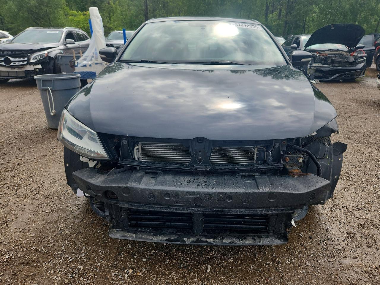 2015 Volkswagen Jetta Black vin: 3VWD07AJ7FM284988