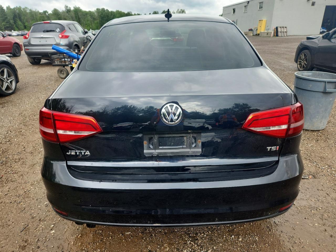 2015 Volkswagen Jetta Black vin: 3VWD07AJ7FM284988