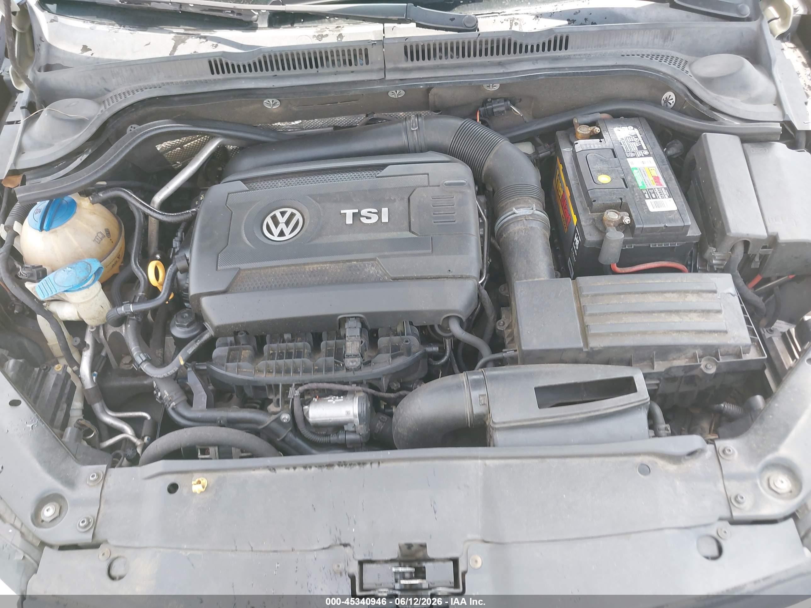 2015 Volkswagen Jetta 1.8t Se Black vin: 3VWD07AJ7FM300431