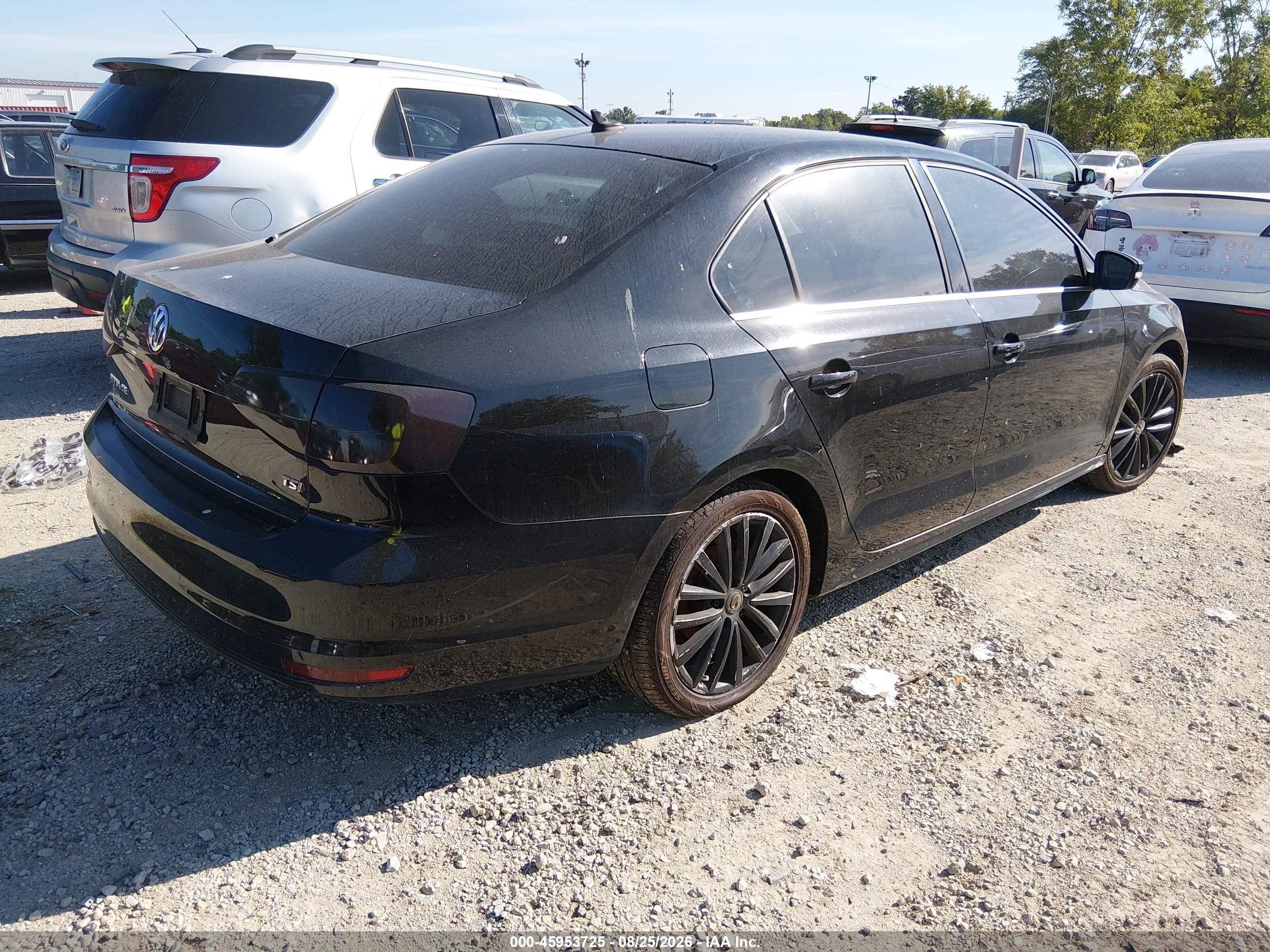 2015 Volkswagen Jetta 1.8t Se Черный vin: 3VWD07AJ7FM407009