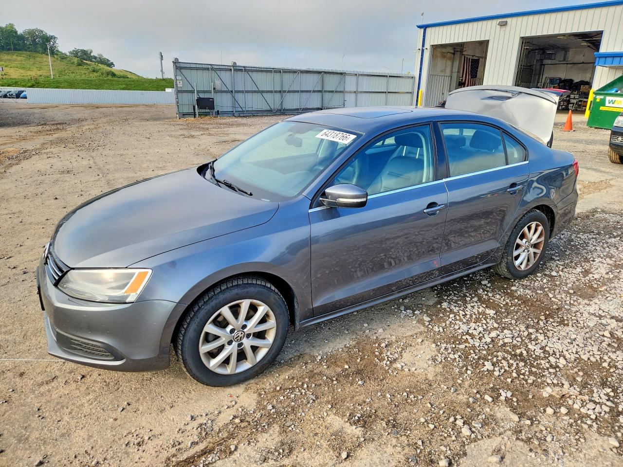 2014 Volkswagen Jetta Se Gray vin: 3VWD07AJ8EM209571