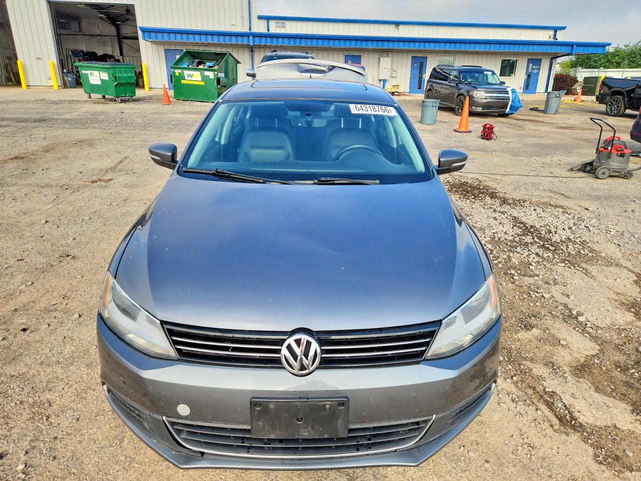 2014 Volkswagen Jetta Se Gray vin: 3VWD07AJ8EM209571
