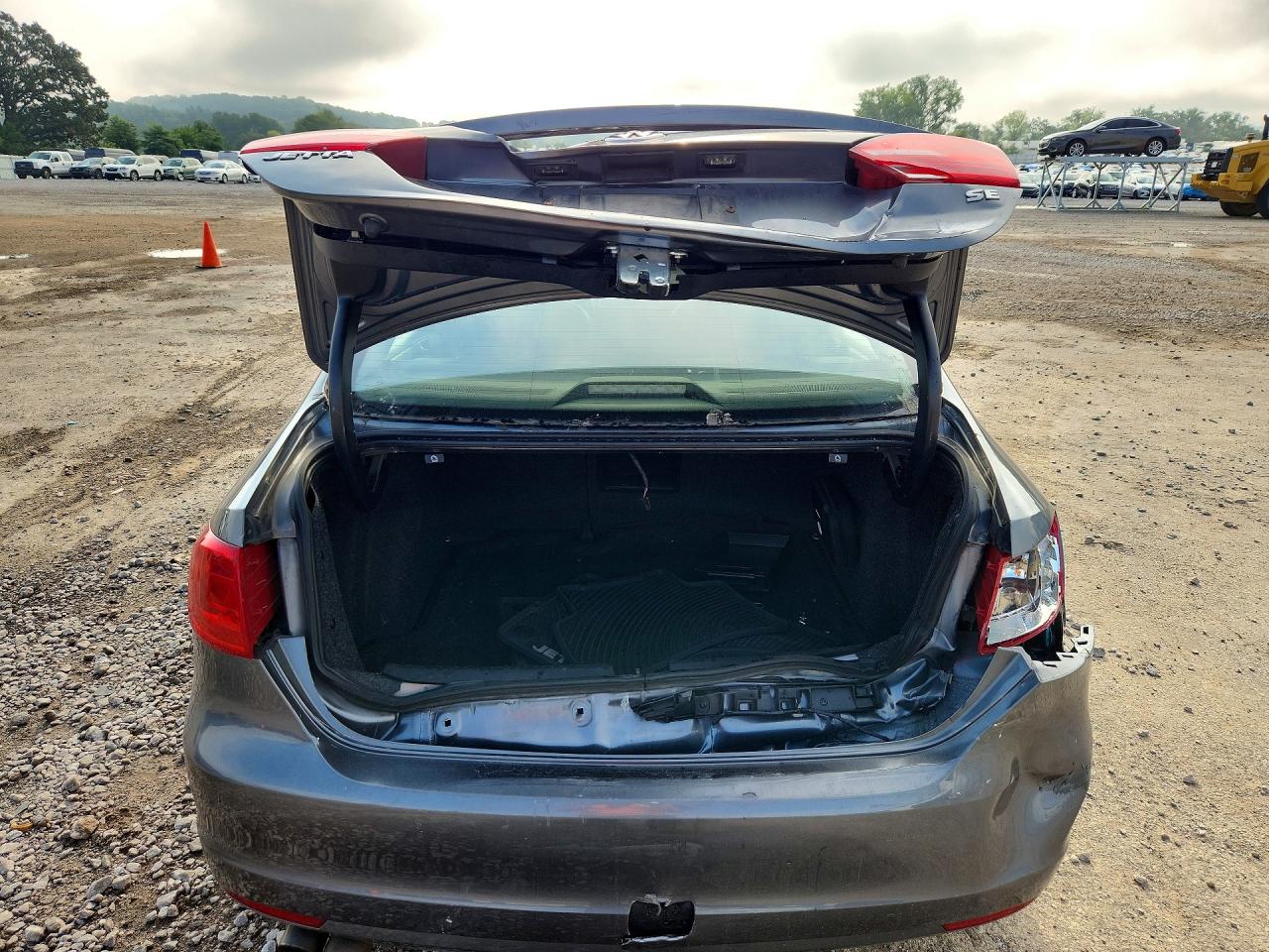 2014 Volkswagen Jetta Se Gray vin: 3VWD07AJ8EM209571
