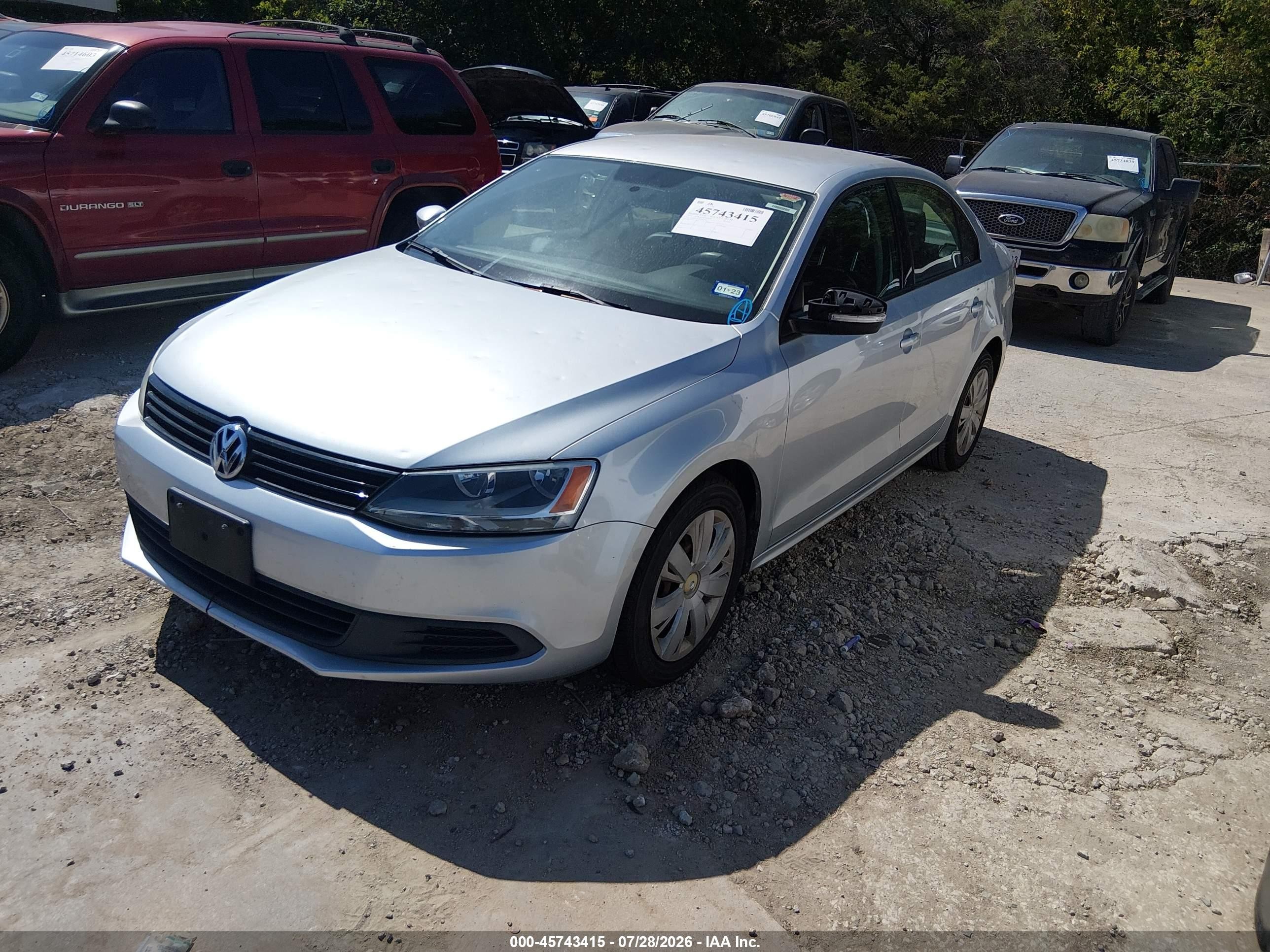 2014 Volkswagen Jetta 1.8t Se Серебряный vin: 3VWD07AJ8EM265381