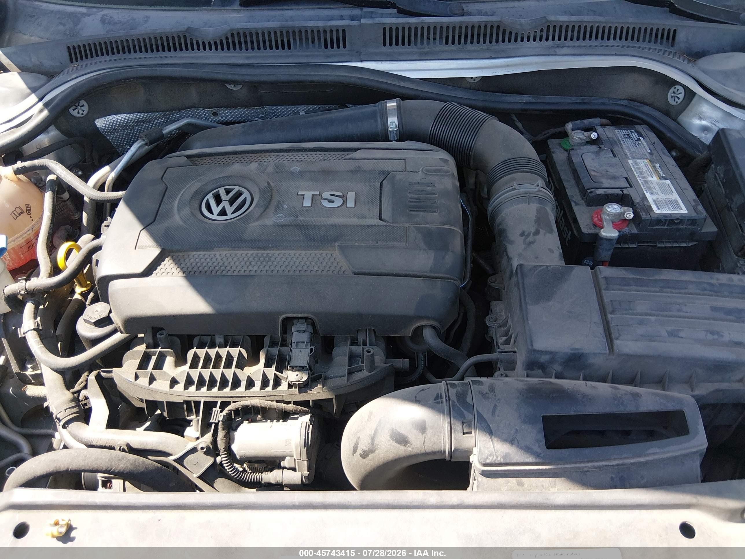 2014 Volkswagen Jetta 1.8t Se Серебряный vin: 3VWD07AJ8EM265381