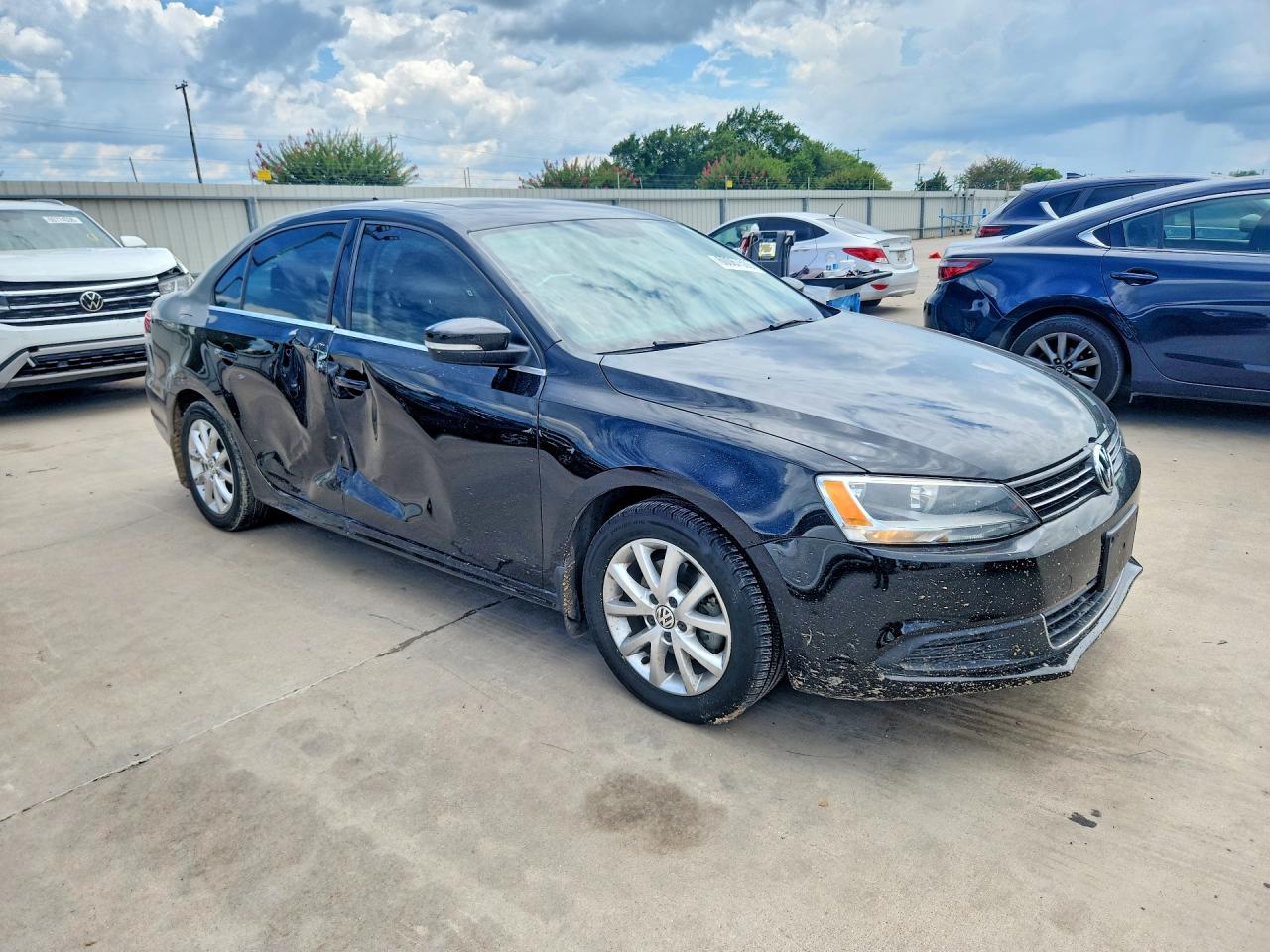 2014 Volkswagen Jetta Черный vin: 3VWD07AJ8EM364220