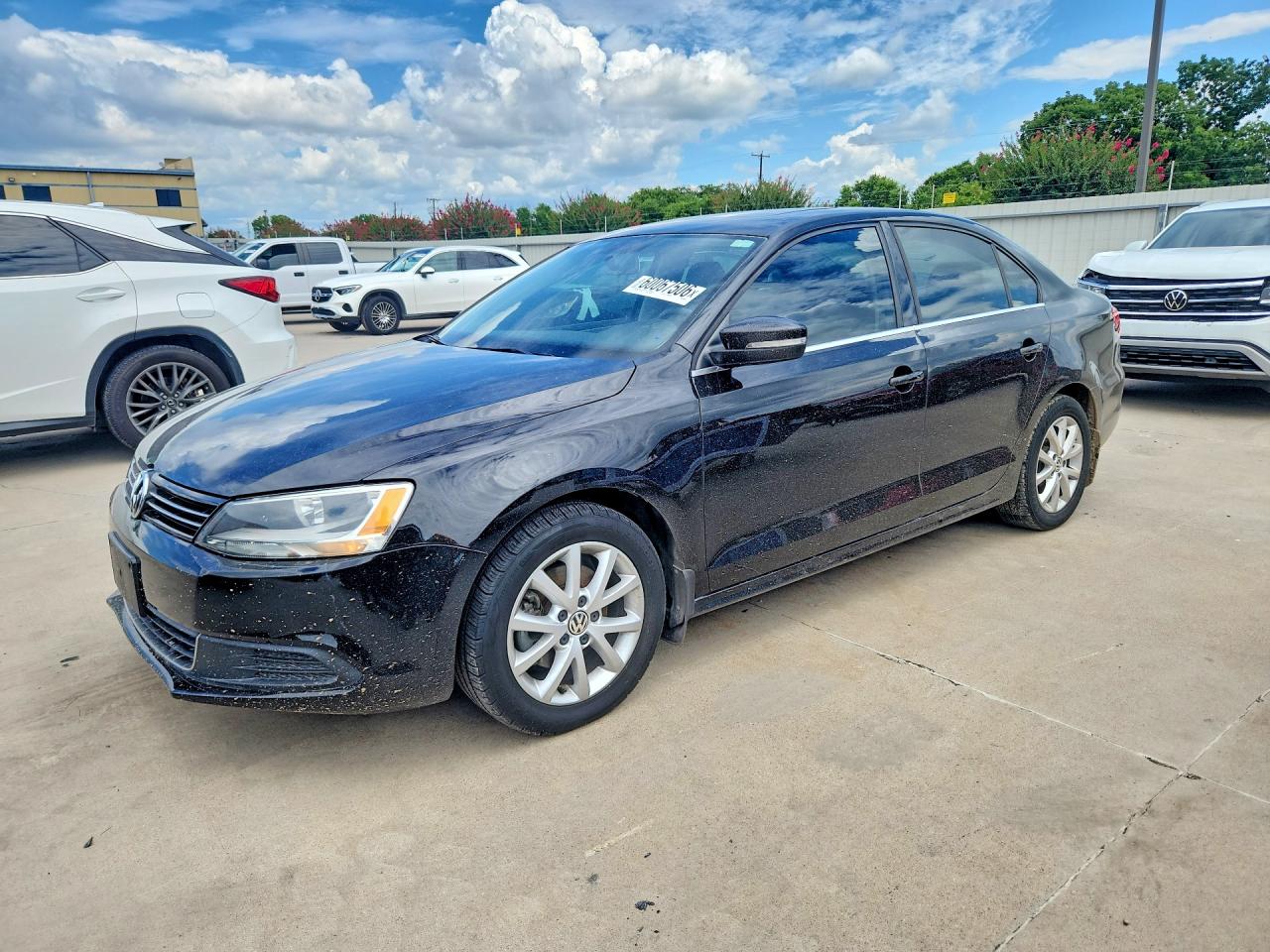 2014 Volkswagen Jetta Черный vin: 3VWD07AJ8EM364220