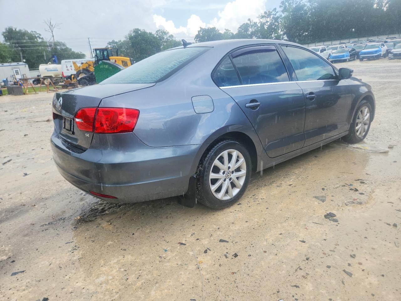 2014 Volkswagen Jetta Se Gray vin: 3VWD07AJ8EM414596