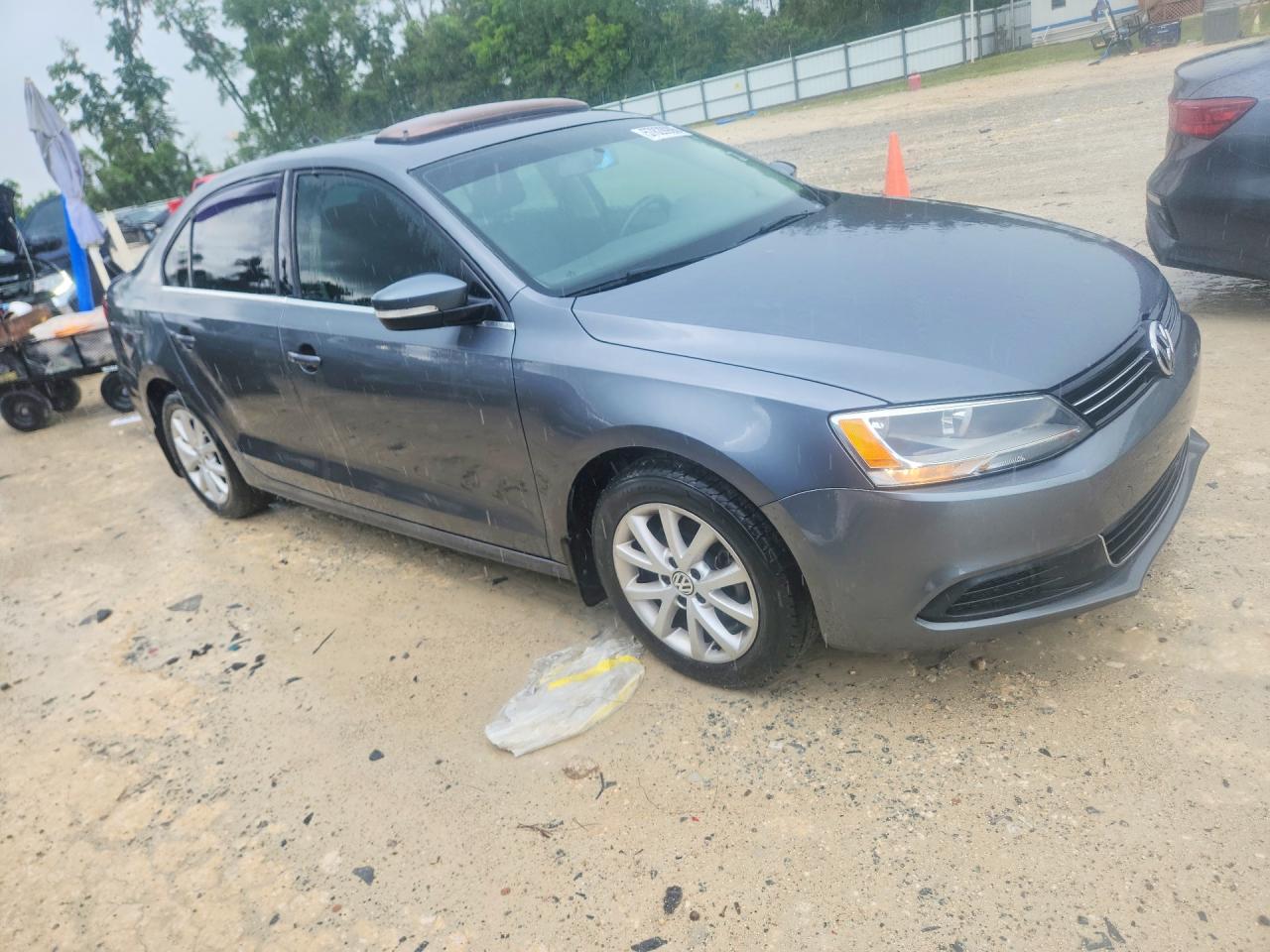 2014 Volkswagen Jetta Se Gray vin: 3VWD07AJ8EM414596