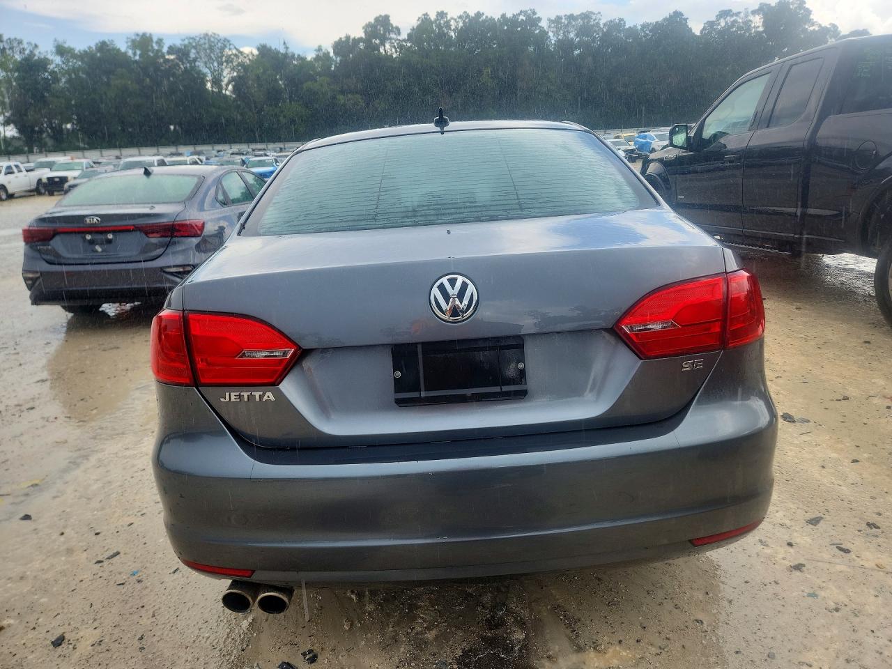 2014 Volkswagen Jetta Se Gray vin: 3VWD07AJ8EM414596