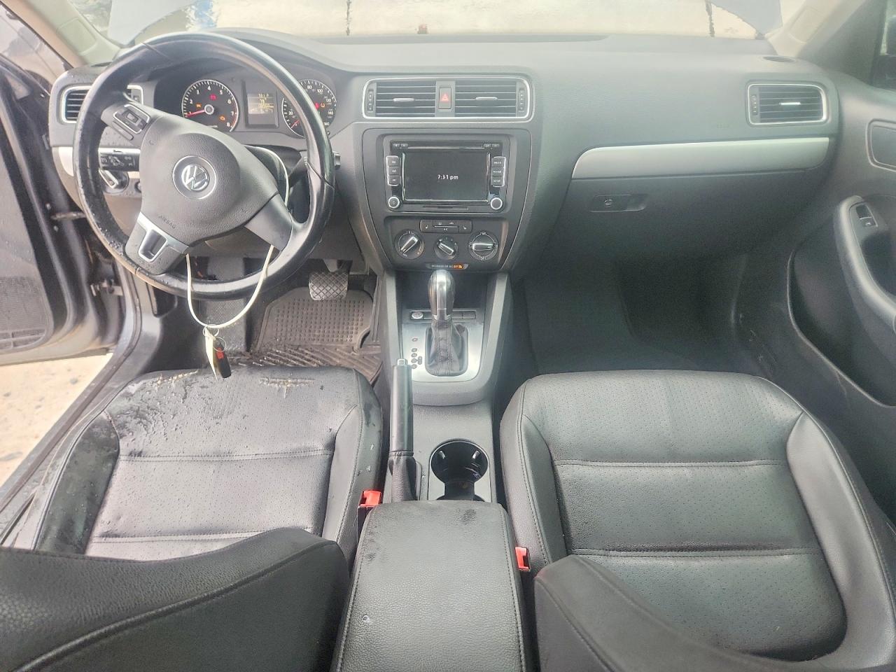 2014 Volkswagen Jetta Se Gray vin: 3VWD07AJ8EM414596