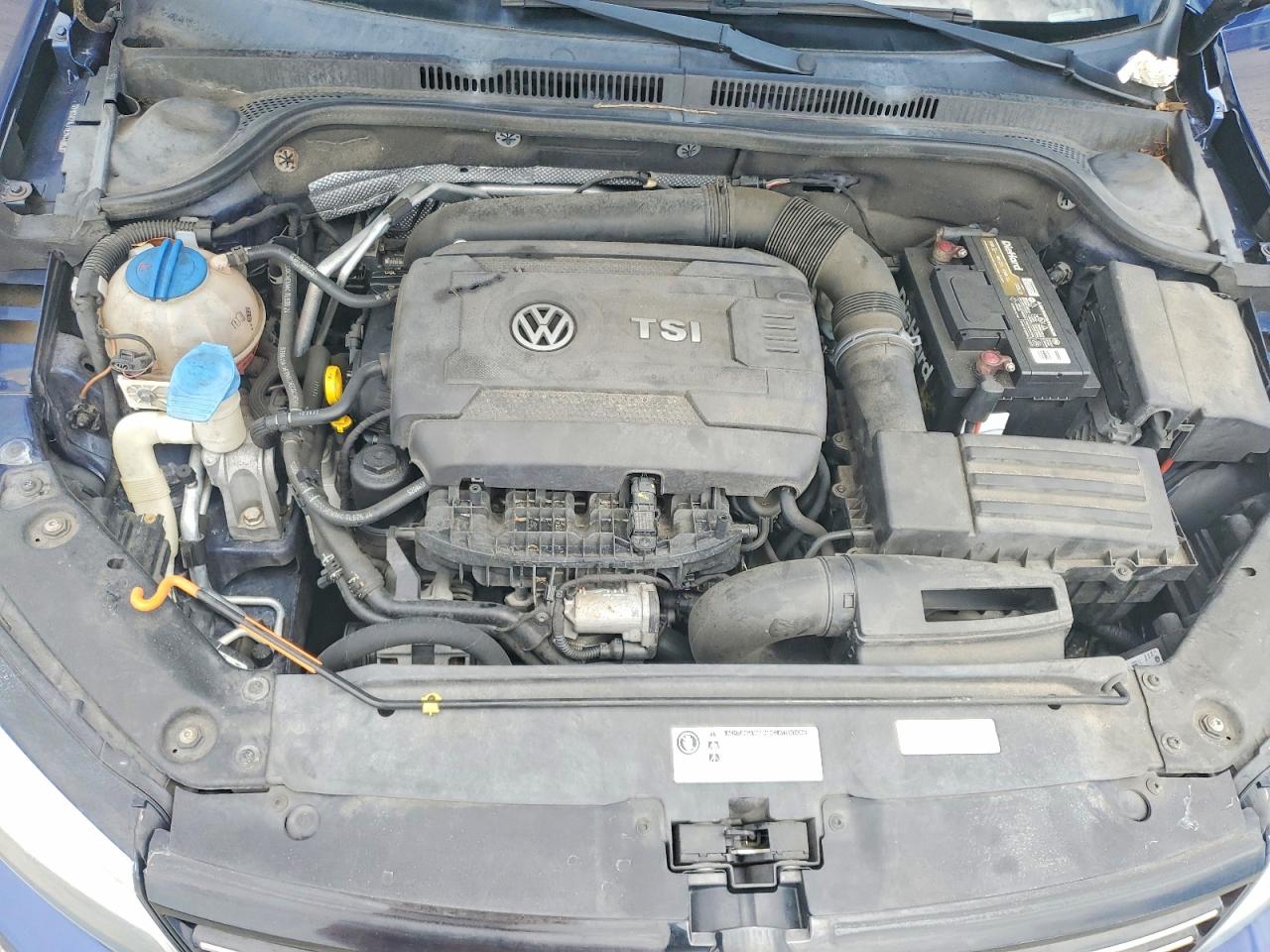 2014 Volkswagen Jetta Se Синий vin: 3VWD07AJ8EM440597