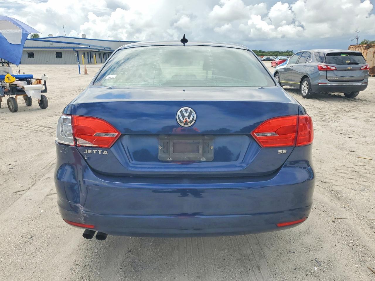2014 Volkswagen Jetta Se Синий vin: 3VWD07AJ8EM440597